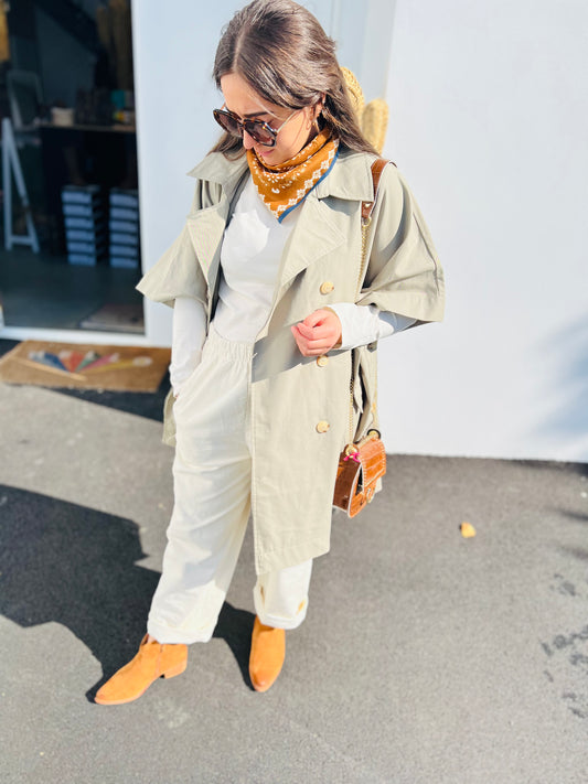 Trench oversize ELNA - Kaki