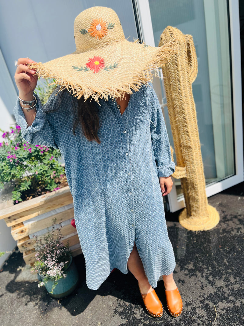 Robe longue en jean RAFFAELLO by Banditas