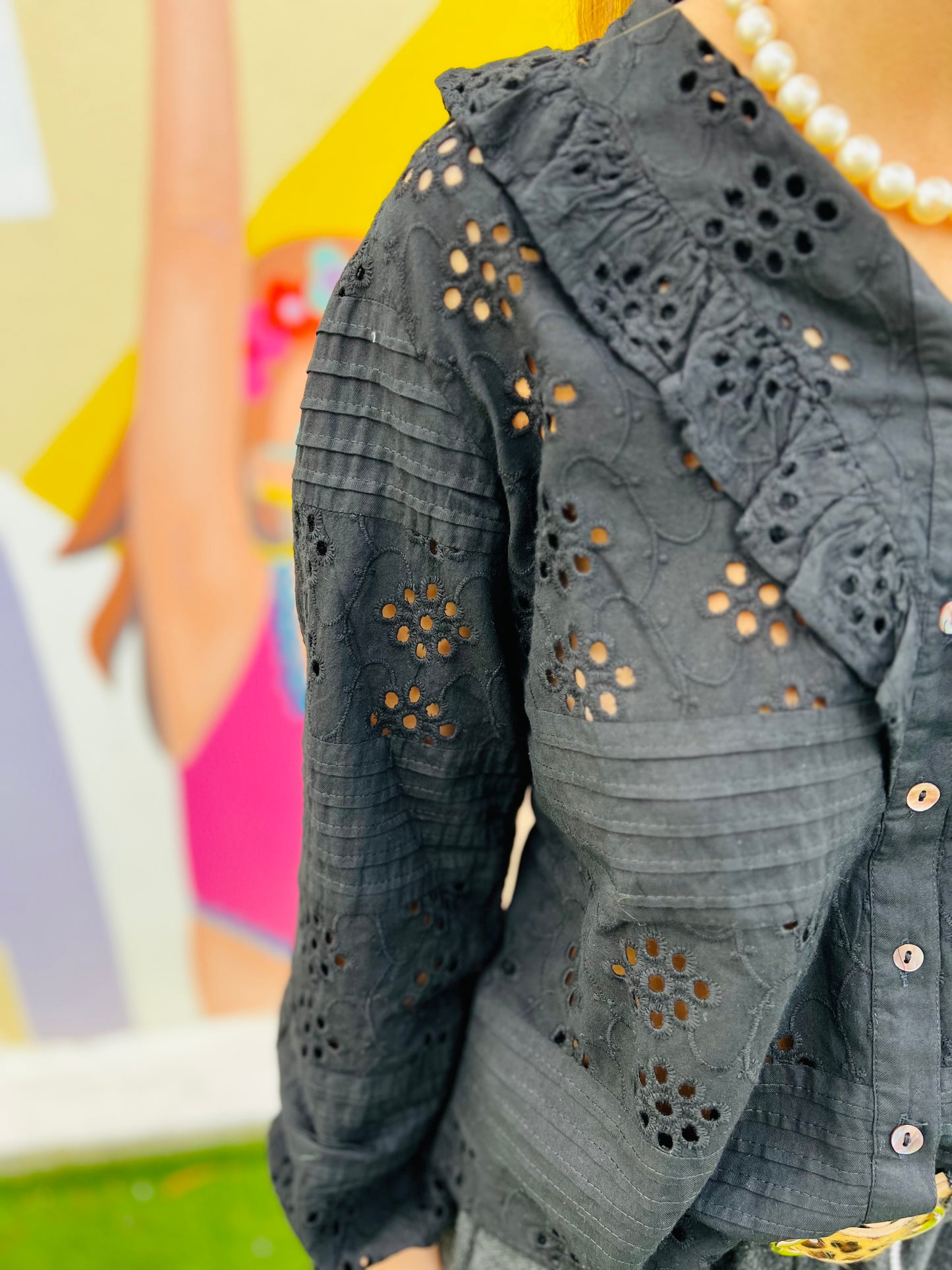 Blouse Verona broderie anglaise - 2 couleurs