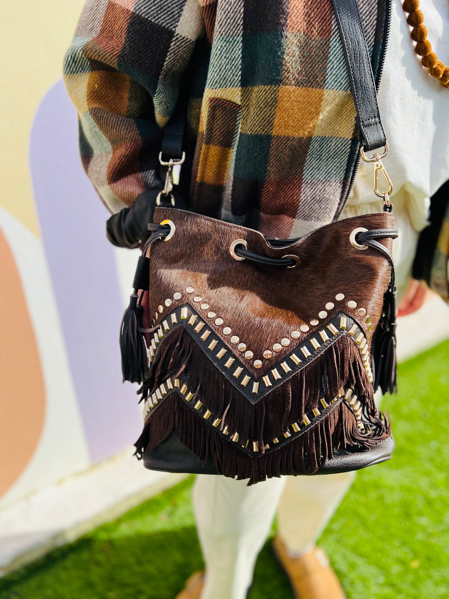 Sac bohème Karoo - Chocolat