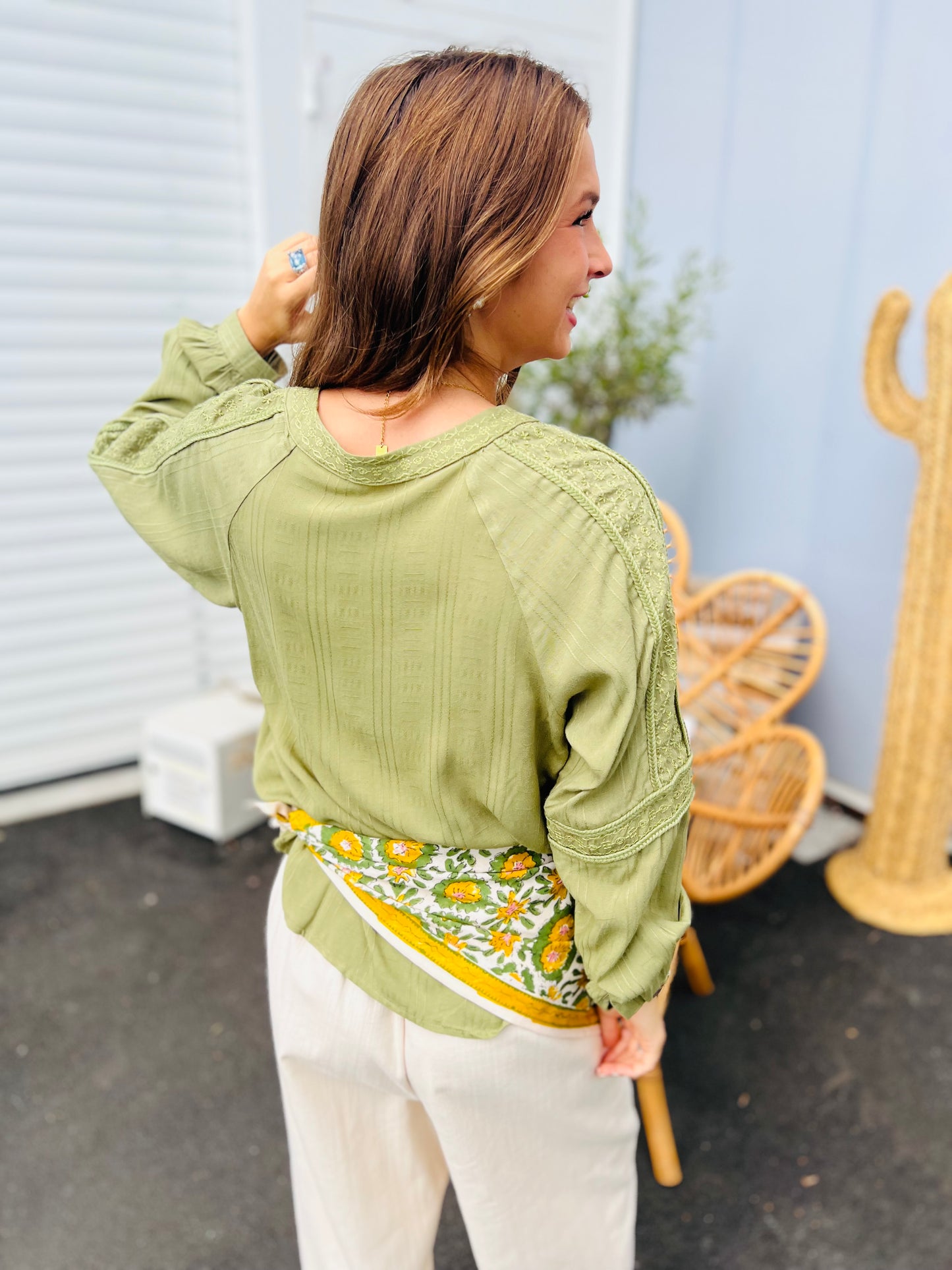 Blouse Manouche - vert