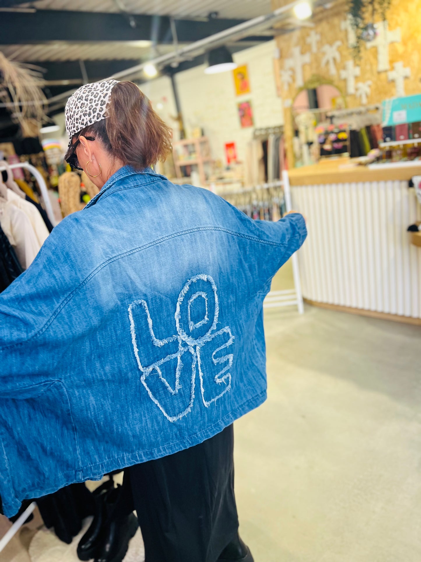Veste en jean Boccaccio by Banditas