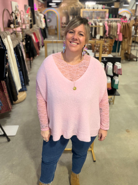 Top Laurine dentelle - 2 couleurs