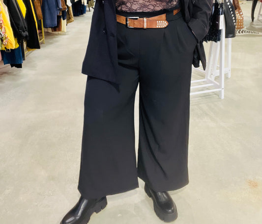Pantalon à pinces RITZ - Noir