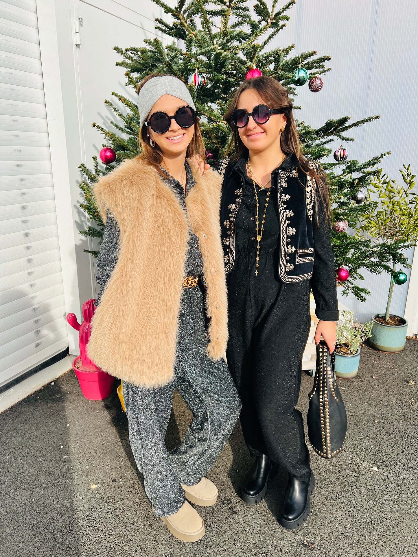 Combi paillettes DAPHNE - Argent