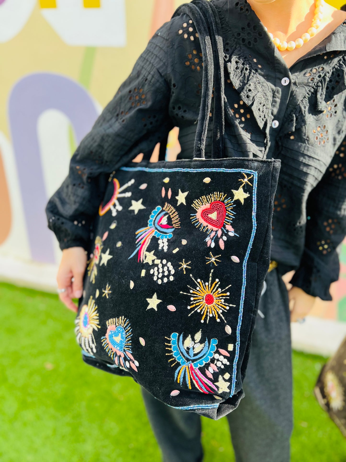 Sac velours Stelar Vibes