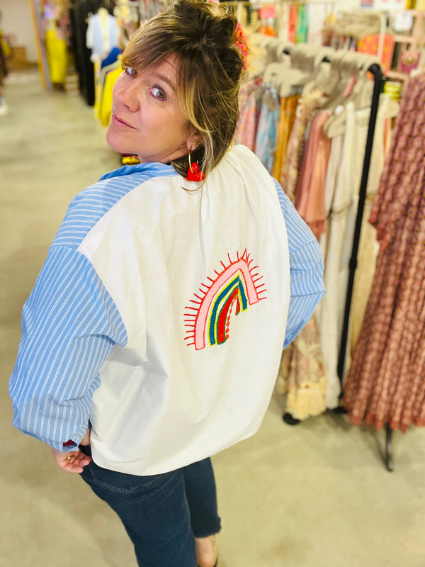 Blouse Ortza by Johanna - Larges rayures