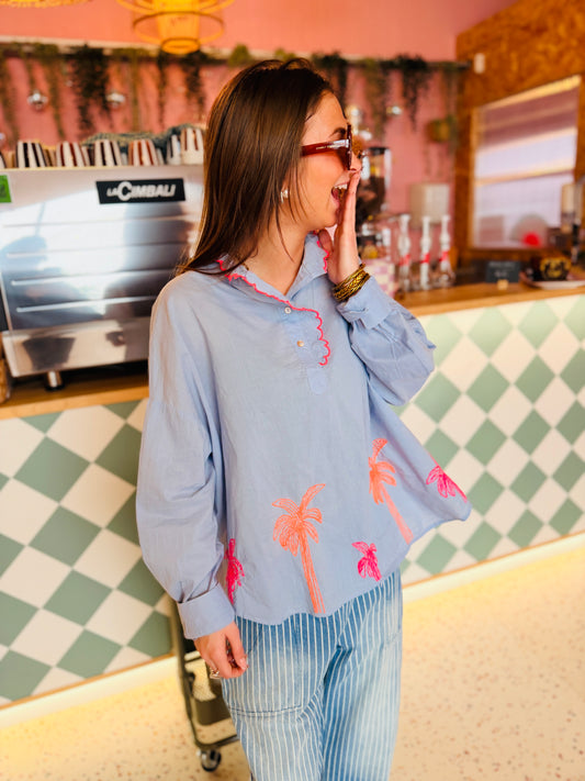 Chemisier Palmier - 2 couleurs