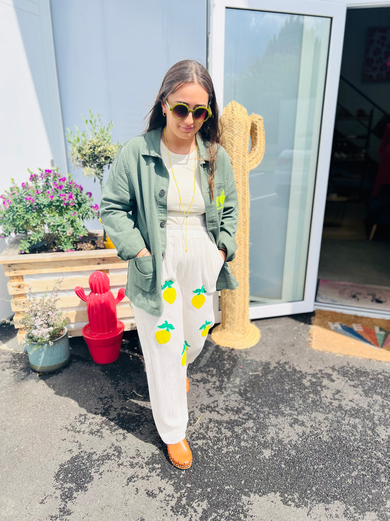 Pantalon gaze de coton ZITROI
