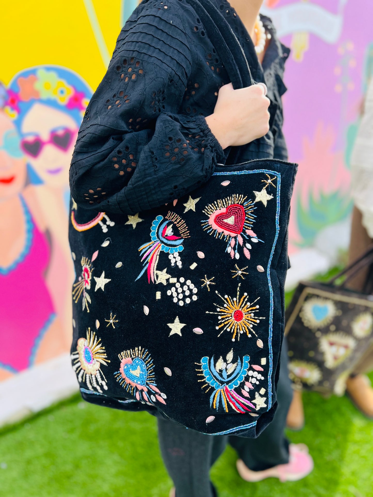 Sac velours Stelar Vibes