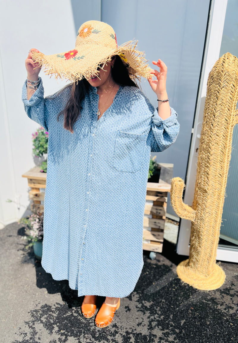 Robe longue en jean RAFFAELLO by Banditas