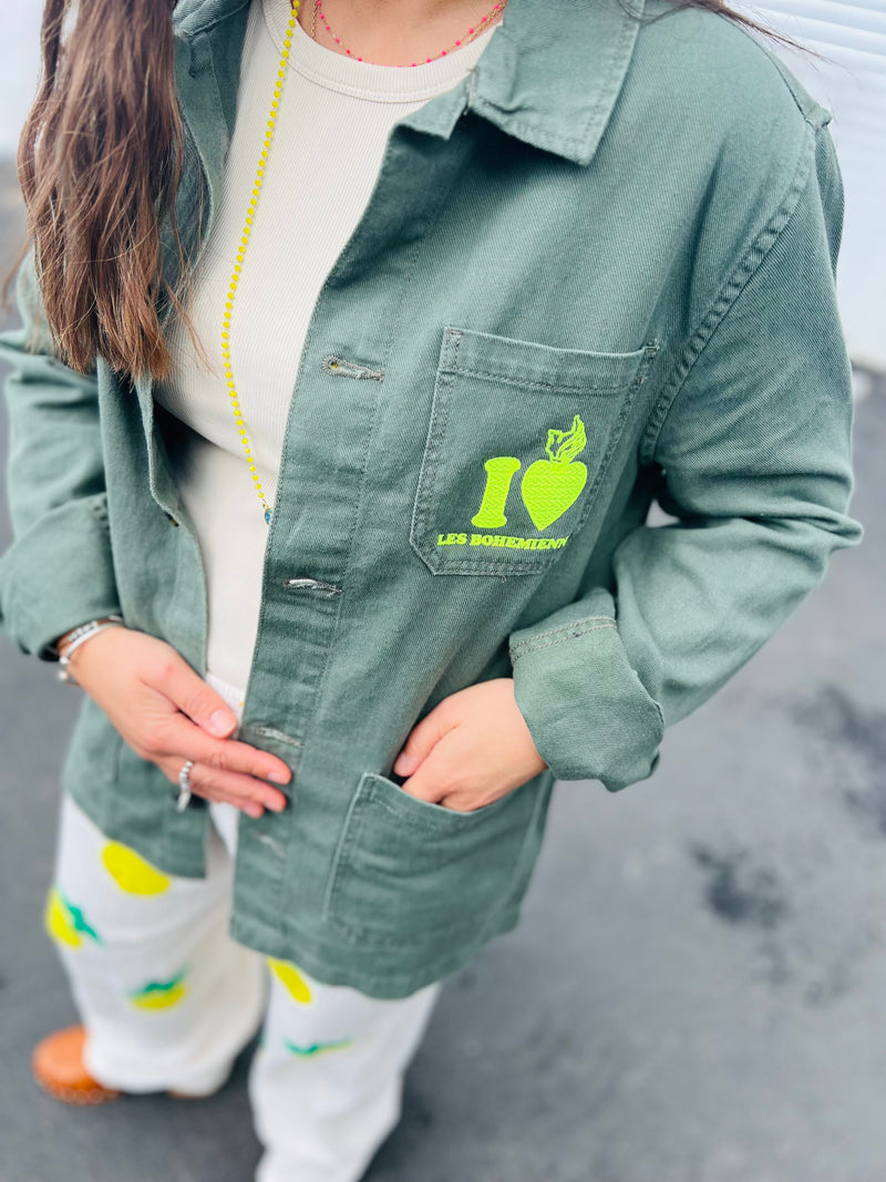 Veste militaire kaki CARL
