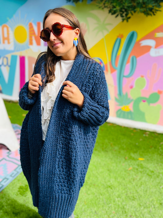 Long gilet Azzura by Banditas - Marine