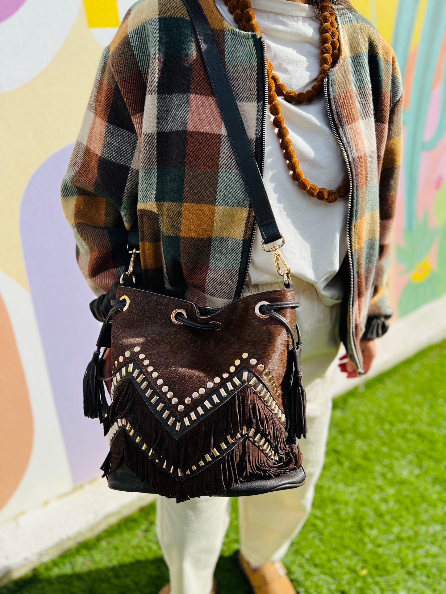 Sac bohème Karoo - Chocolat