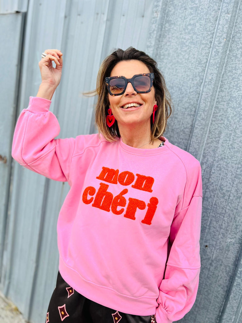 Sweat MON CHERI - 3 couleurs