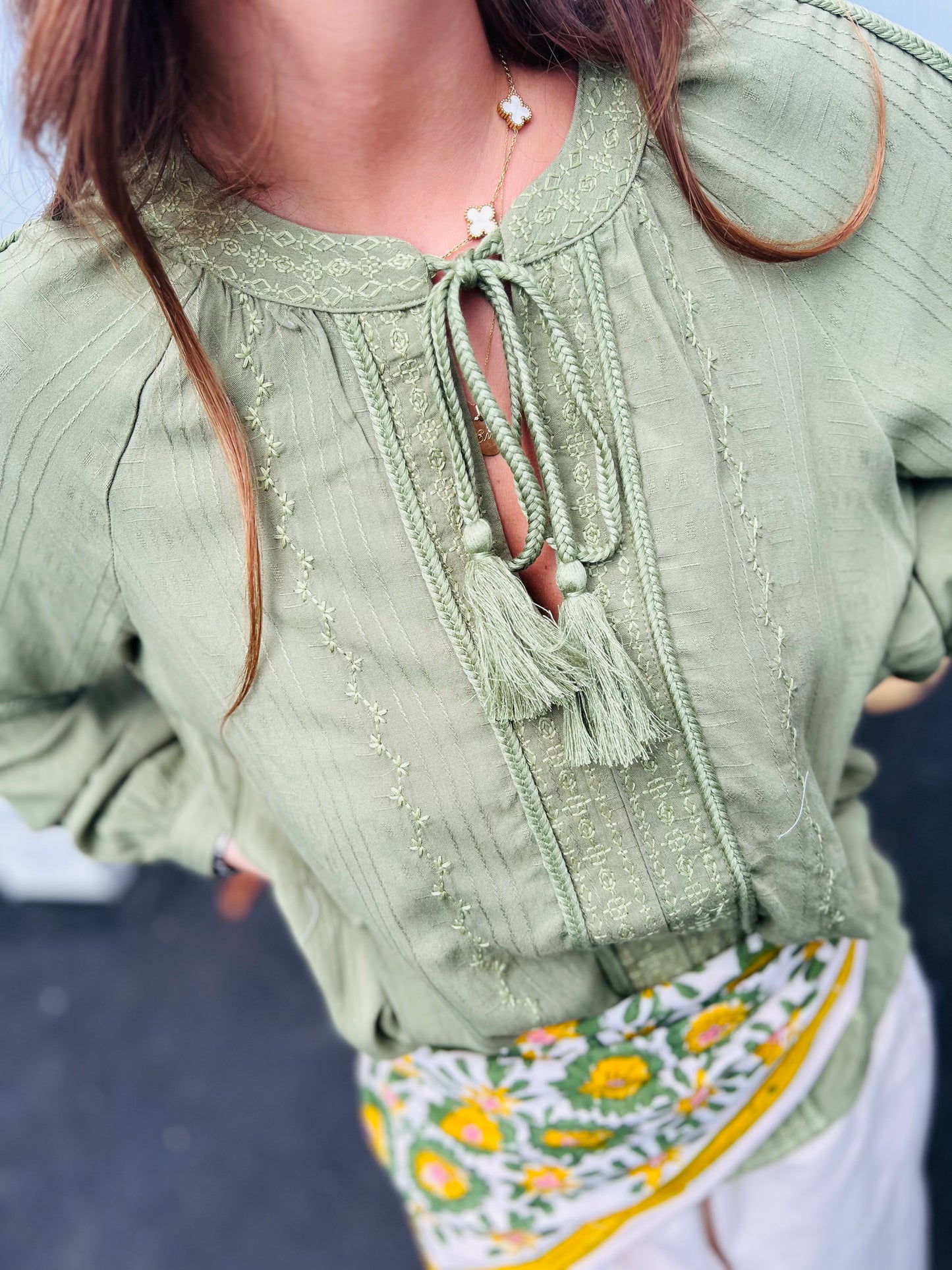 Blouse Manouche - vert