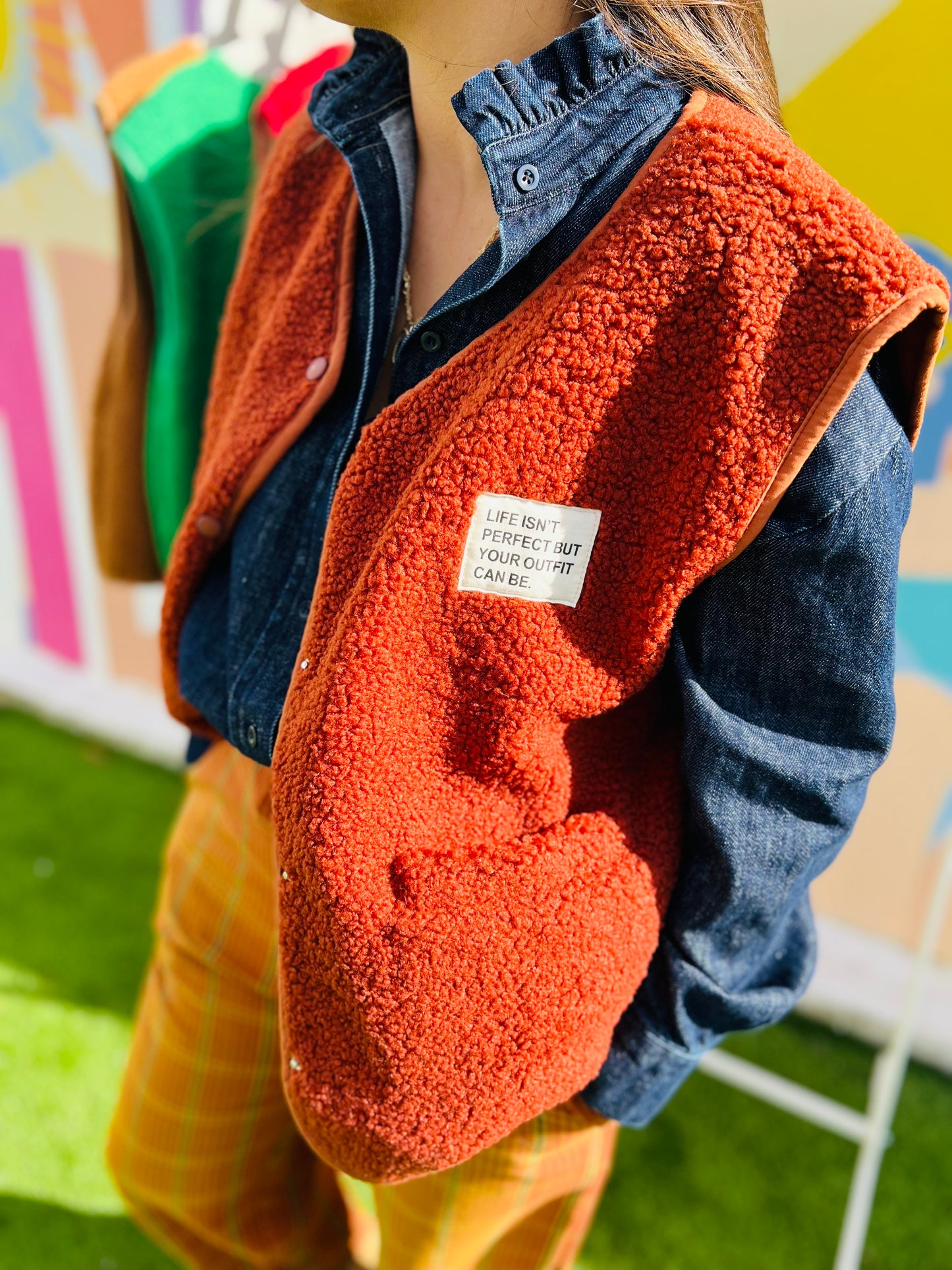 Veste sans manche moumoute LEE - 9 couleurs