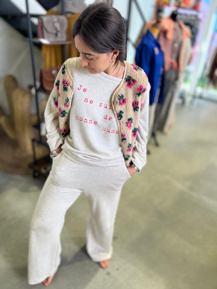 les bohémiennes Jogpant Kliber by Banditas Beige chiné Outlet