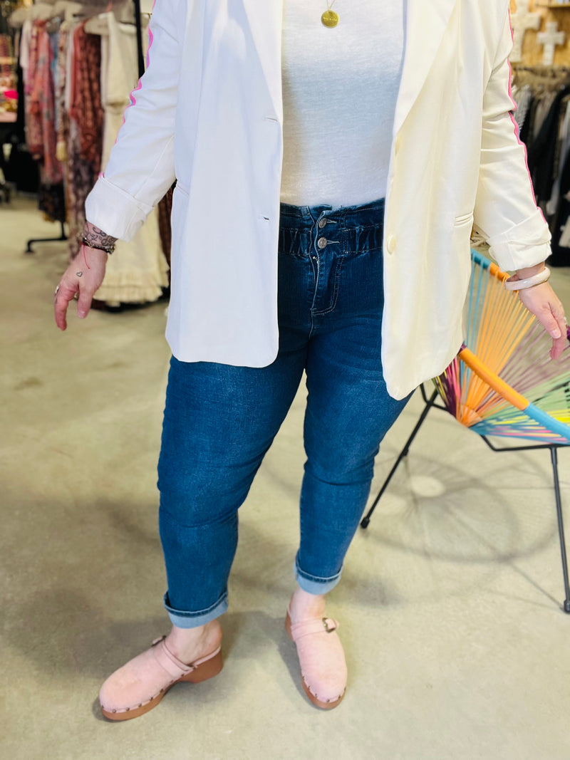 Jean fronces à la taille - GATIEN