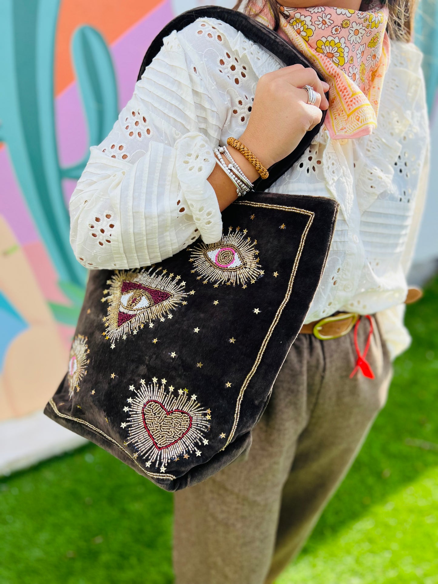 Sac velours Stelar Love