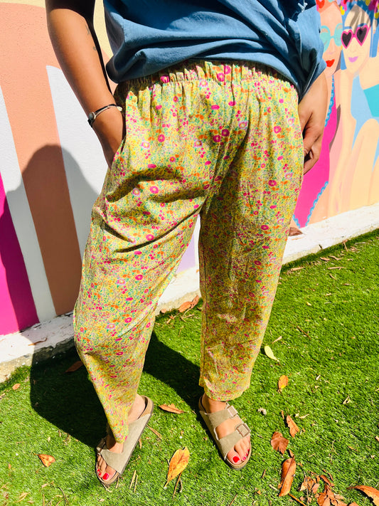 Pantalon Gaia by Johanna - Liberty jaune