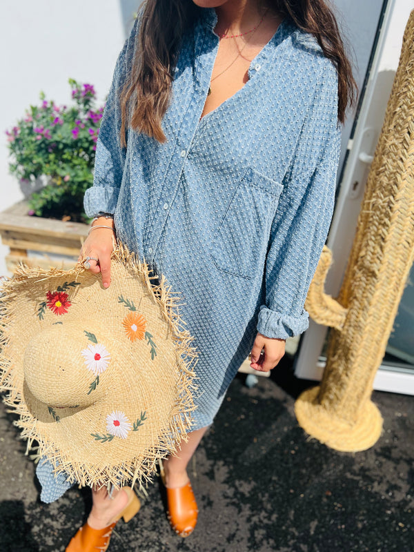 Robe longue en jean RAFFAELLO by Banditas