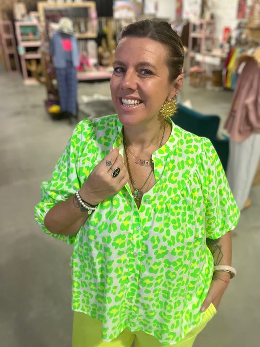 Blouse Fauvea fluo - Vert
