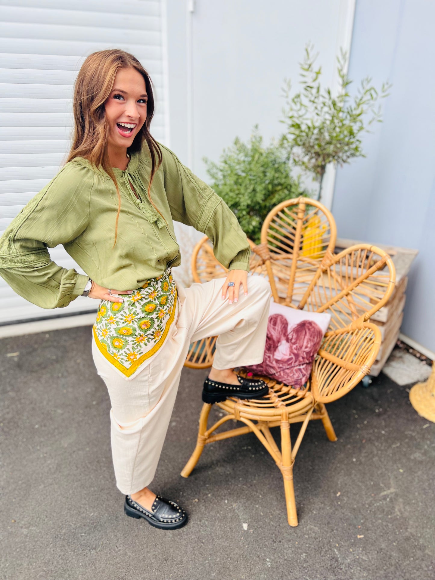 Blouse Manouche - vert