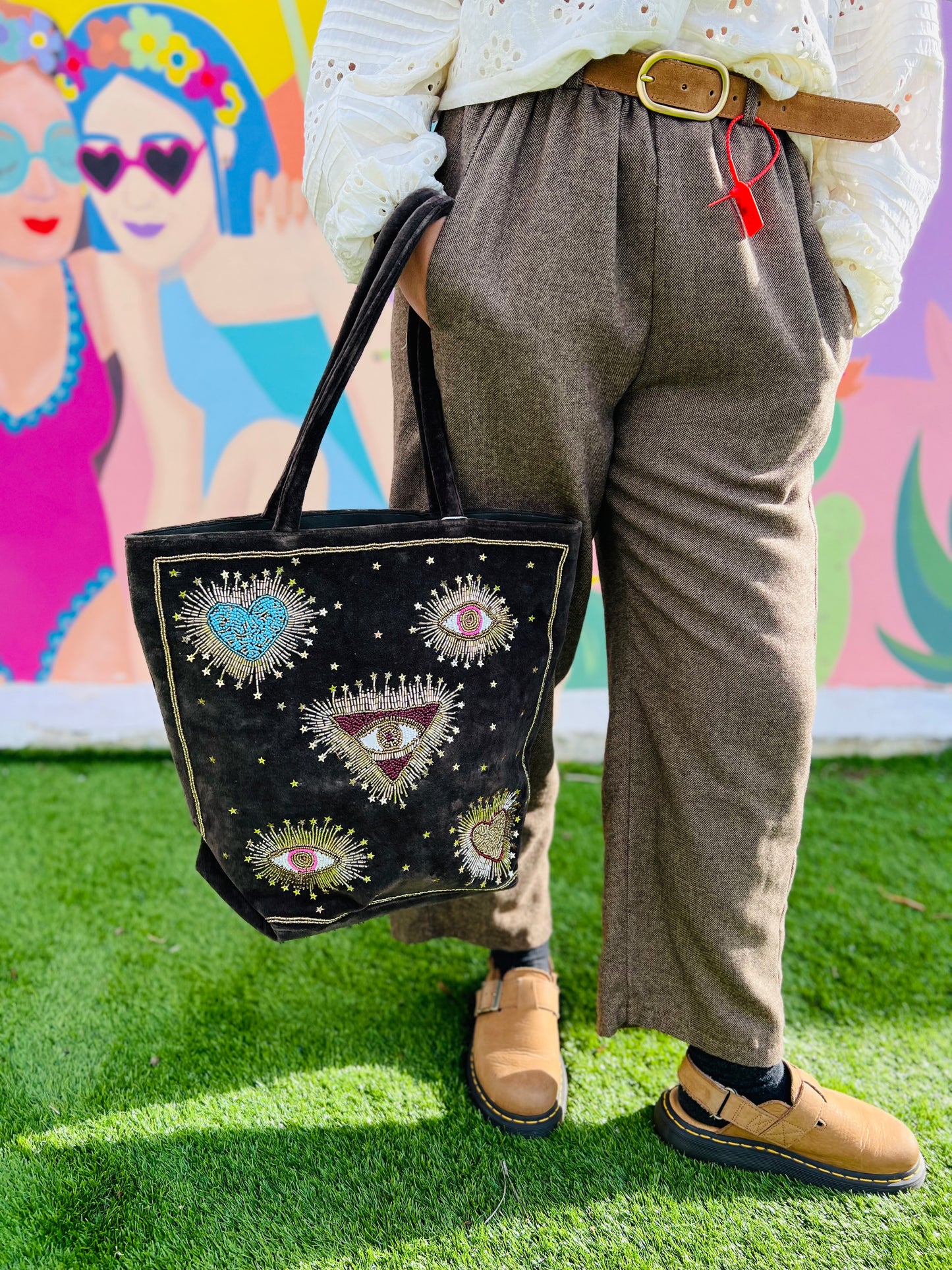 Sac velours Stelar Love