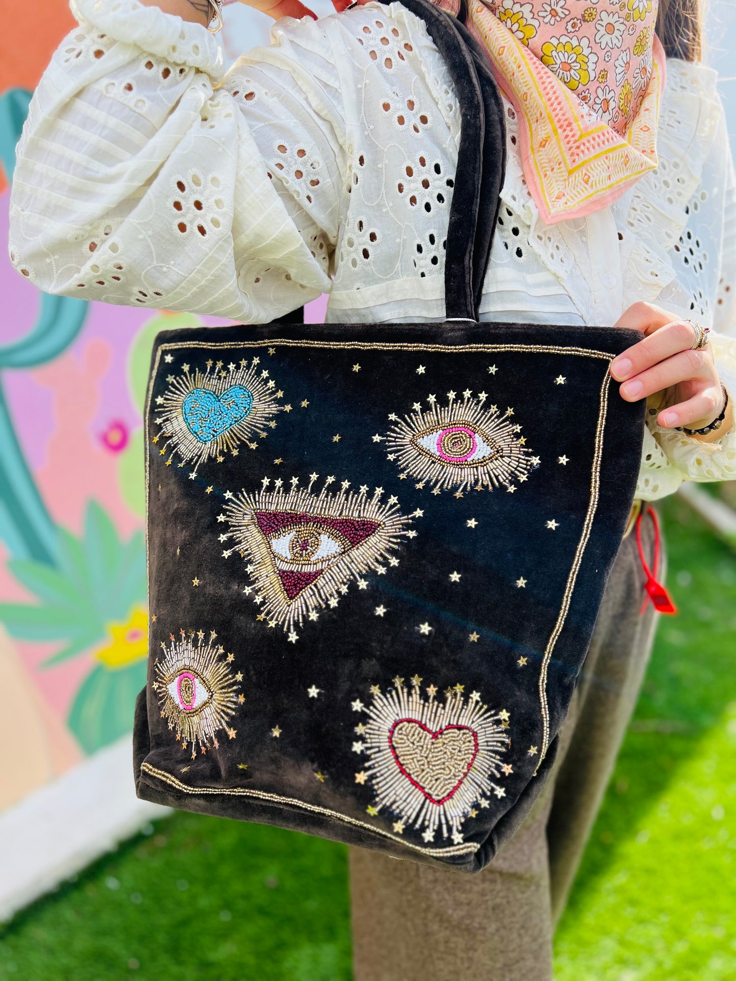 Sac velours Stelar Love