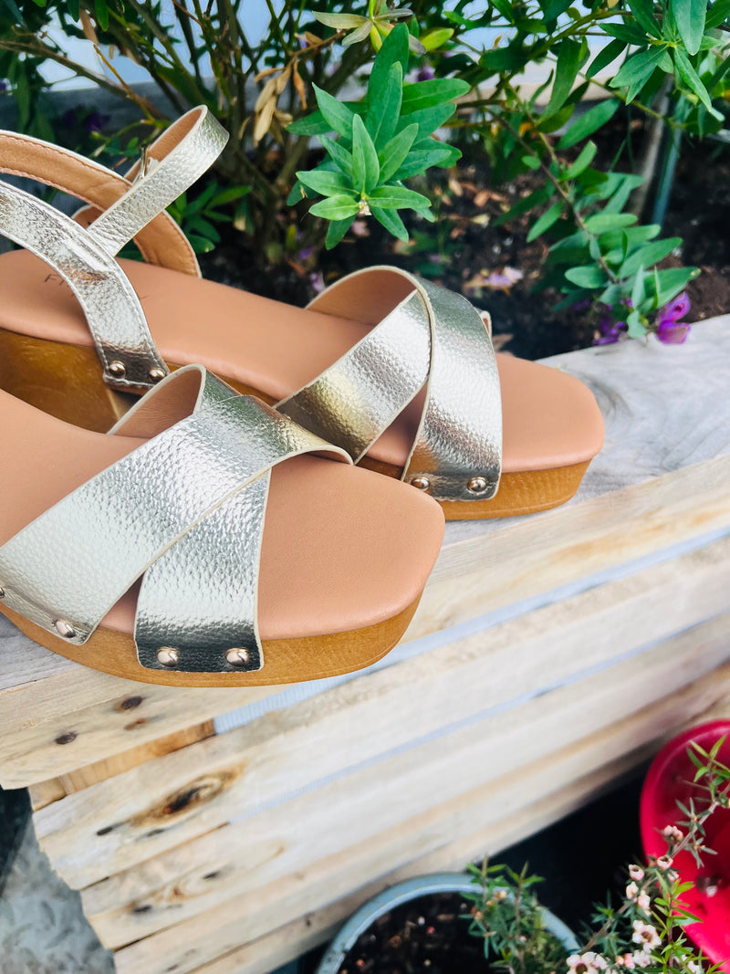 Sandales talons Ibiza Vibes - Gold