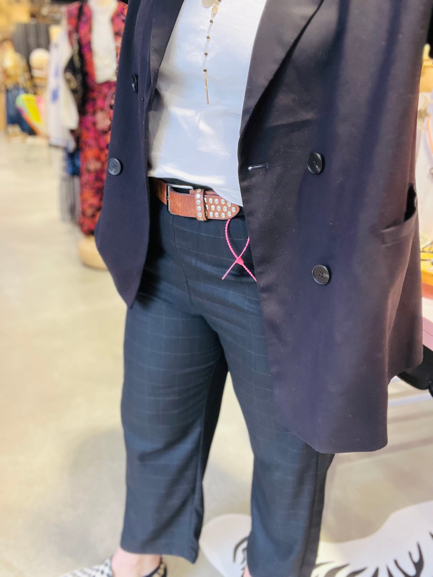 Pantalon HAILA by Banditas - carreaux noir