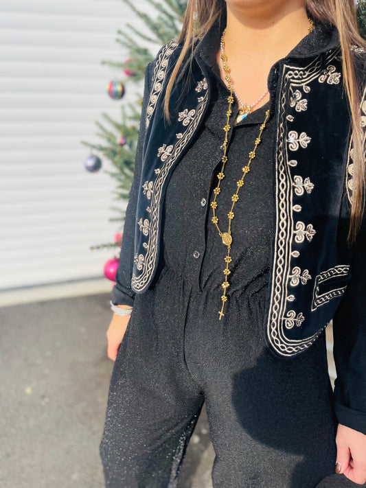 Chaleco Cashemere Dream - Noir