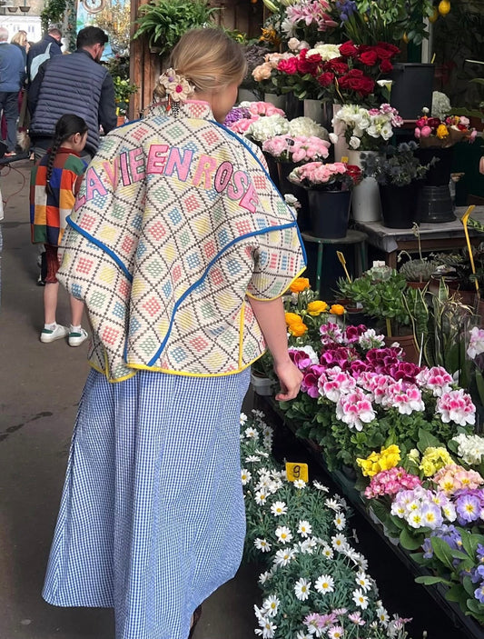 Veste Epifania brodée La vie en rose
