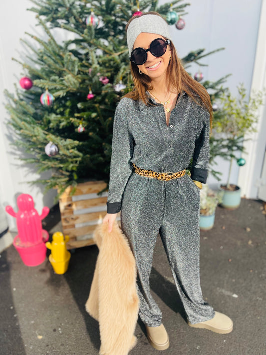 Combi paillettes DAPHNE - Argent