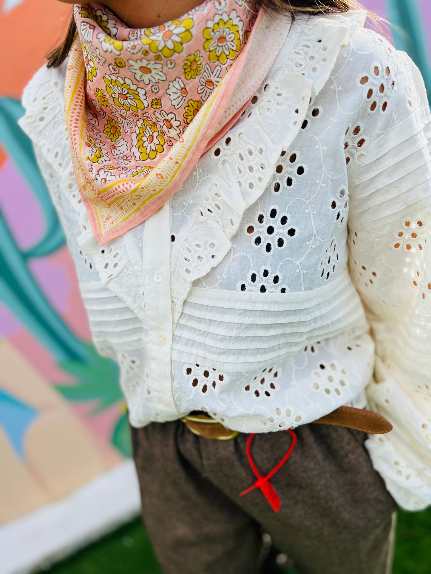 Blouse Verona broderie anglaise - 2 couleurs