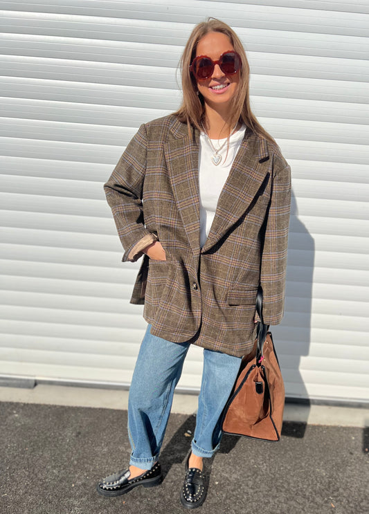 Blazer tweed Prince de Galles ROOSTER