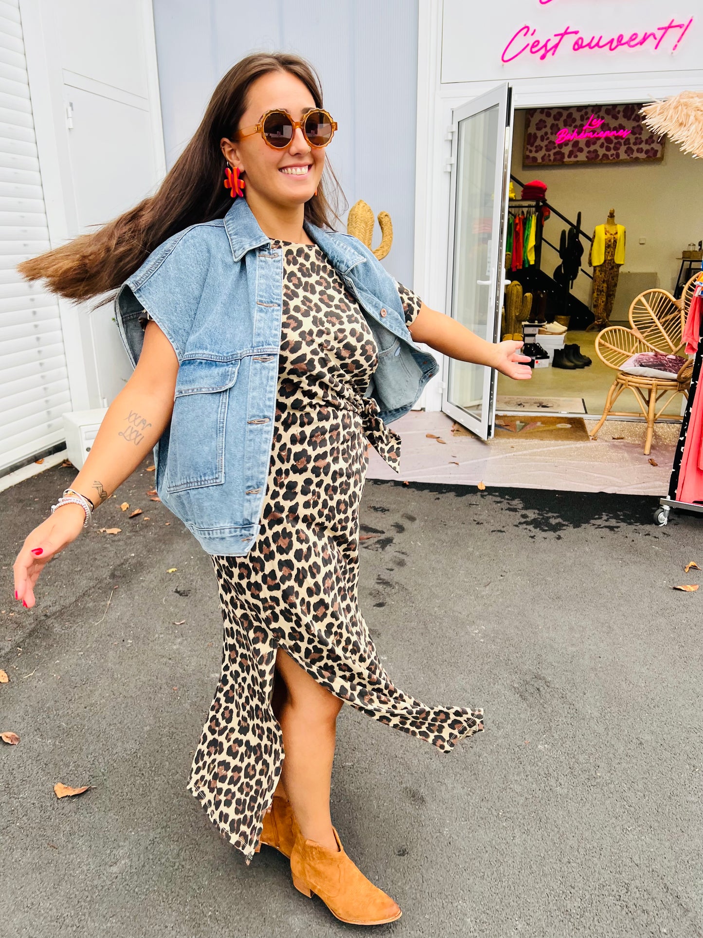 Robe léopard Zayra by Johanna