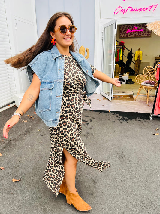 Robe léopard Zayra by Johanna