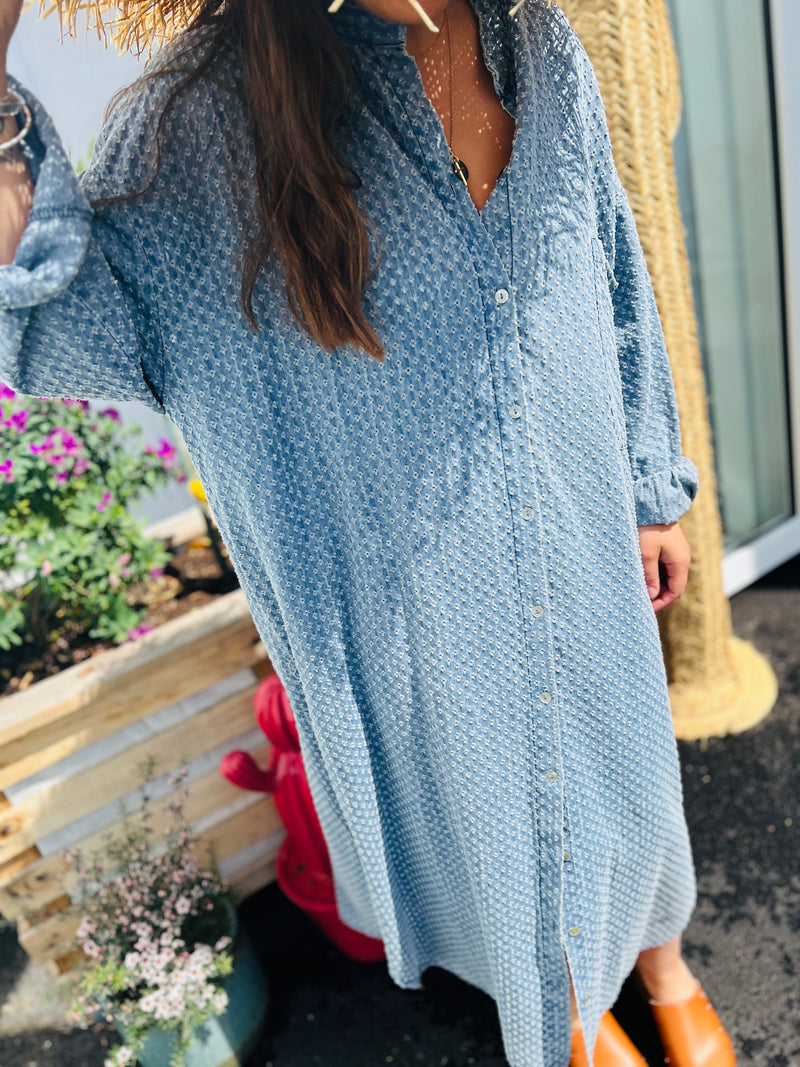 Robe longue en jean RAFFAELLO by Banditas