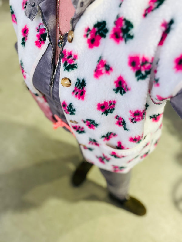 Veste MARLON Fleurs - 2 couleurs