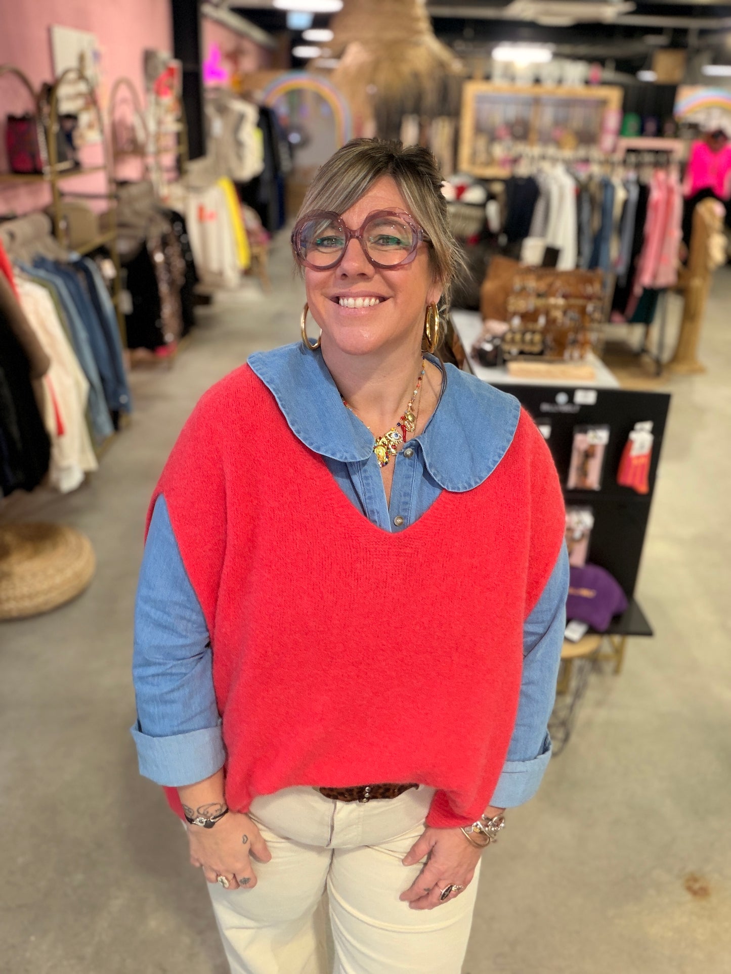 Pull sans manche Angela - 8 coloris