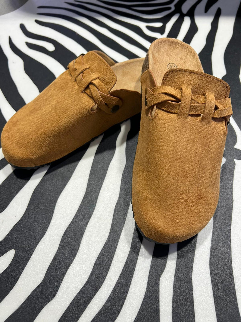 sabots TRENZA camel