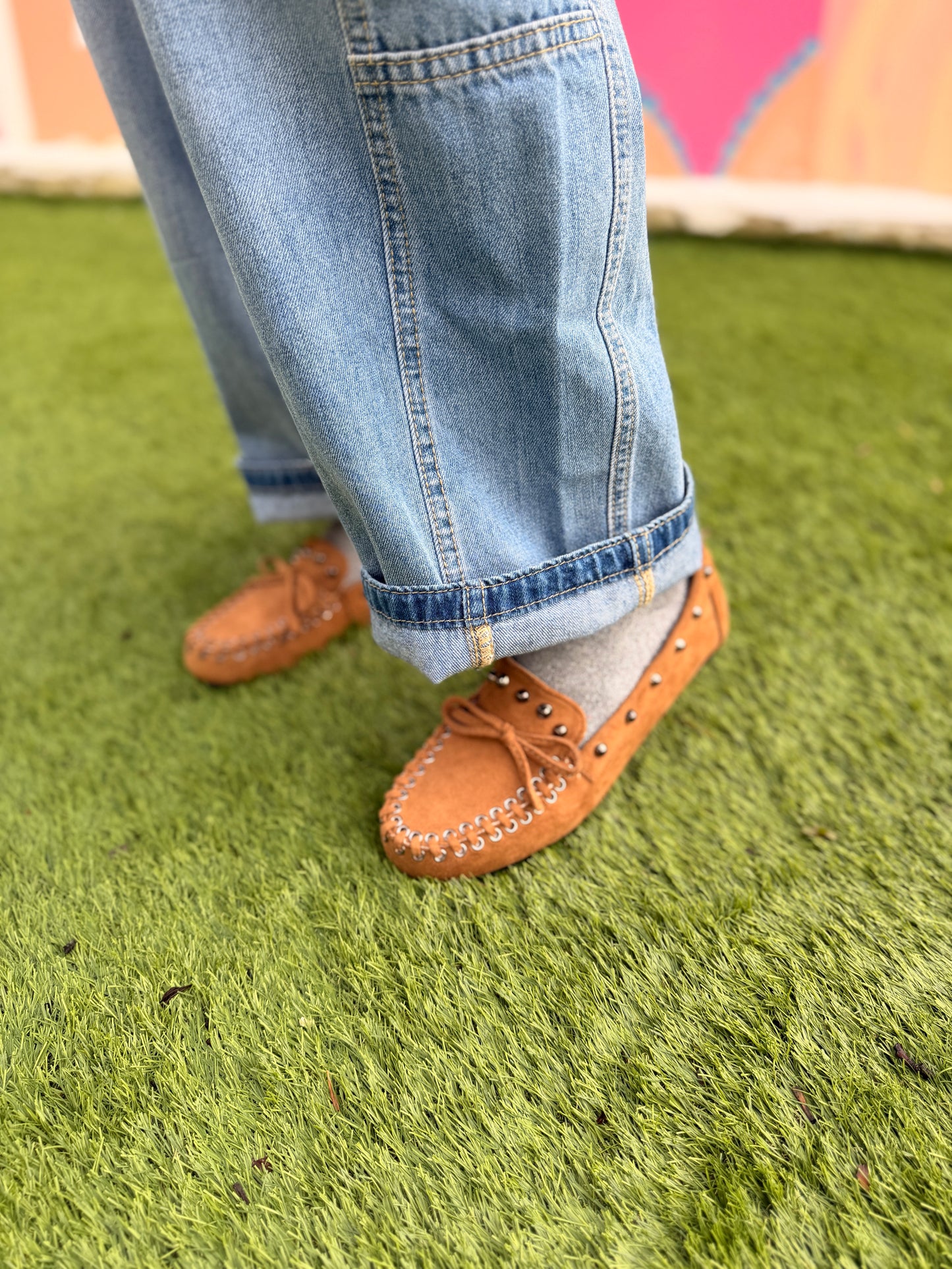 Mocassins Candice daim