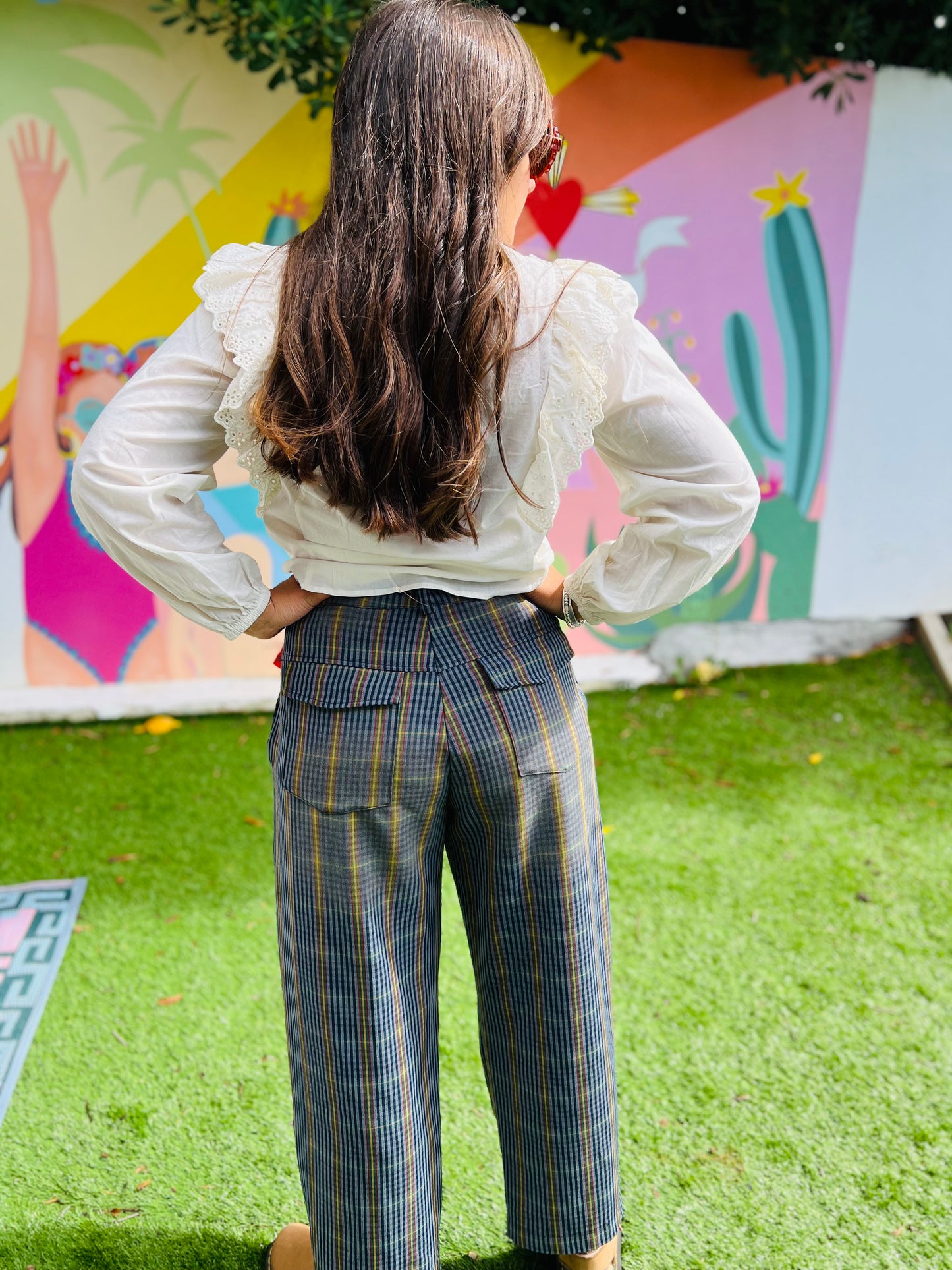 Pantalon à carreaux Adige by Banditas