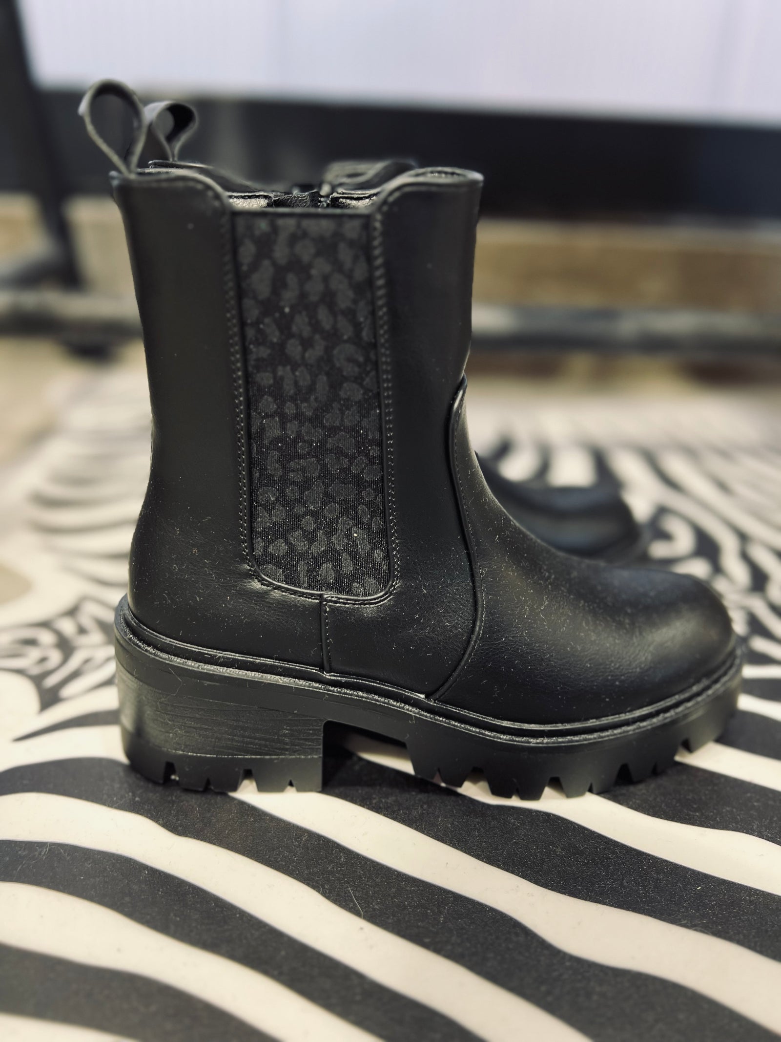 Boots noir rock online