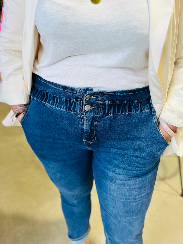 Jean fronces à la taille - GATIEN