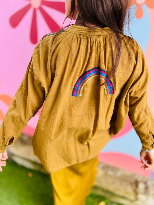 Blouse RAINBOW by JOHANNA moutarde