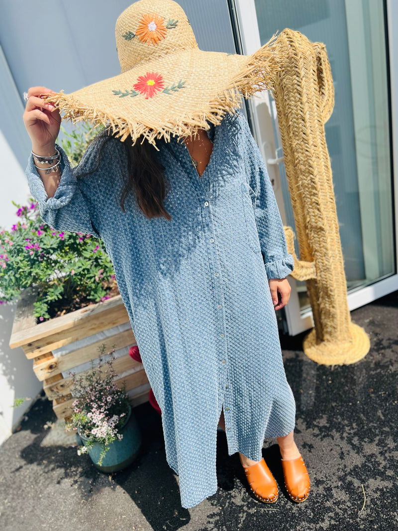 Robe longue en jean RAFFAELLO by Banditas