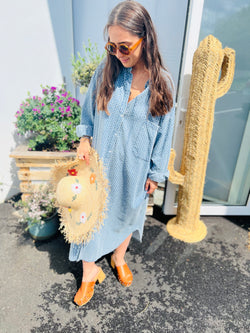 Robe longue en jean RAFFAELLO by Banditas